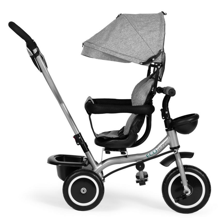 Northio  Poussette tricycle 2 en 1, siège pivotant, auvent pliable 