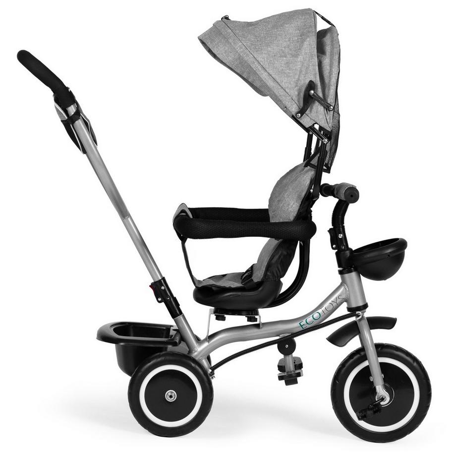 Northio  Poussette tricycle 2 en 1, siège pivotant, auvent pliable 