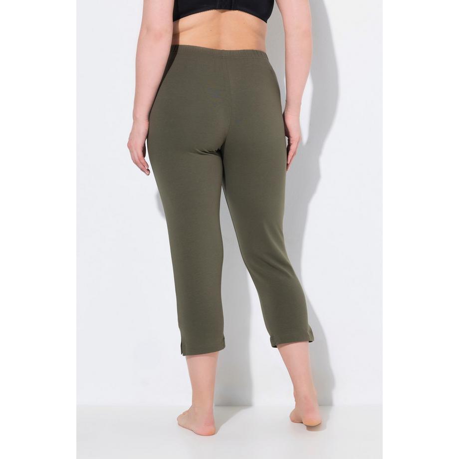 Ulla Popken Pantalon Capri Longueur 7/8 Taille Élastique  