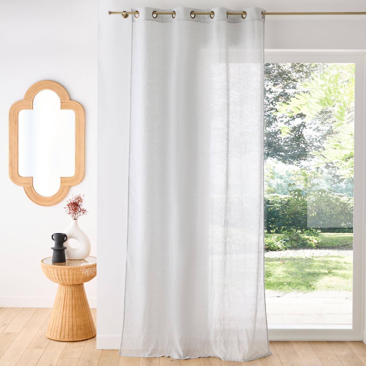 Image of Vorhang Aron Mit Ösen Unisex Grau 135x180 cm