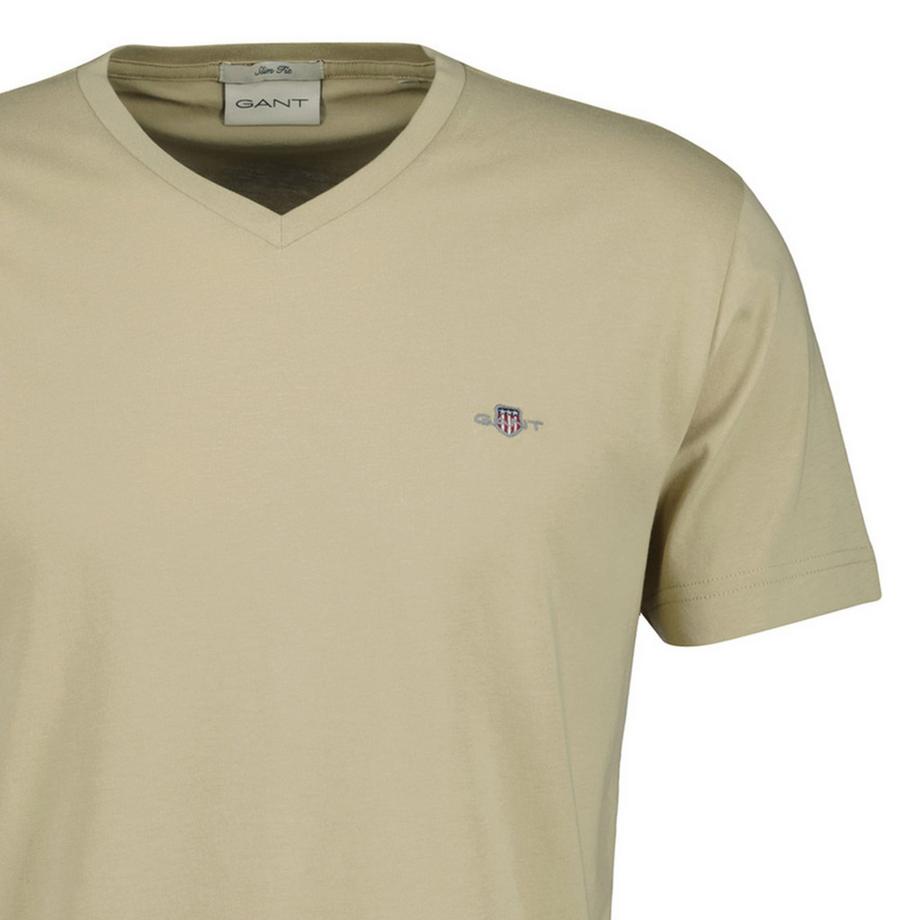 GANT Shield V-Neck Slim Fit T-Shirt  