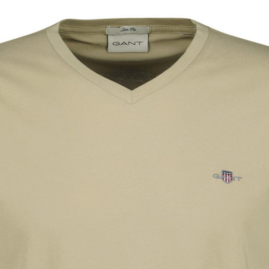 GANT Shield V-Neck Slim Fit T-Shirt  