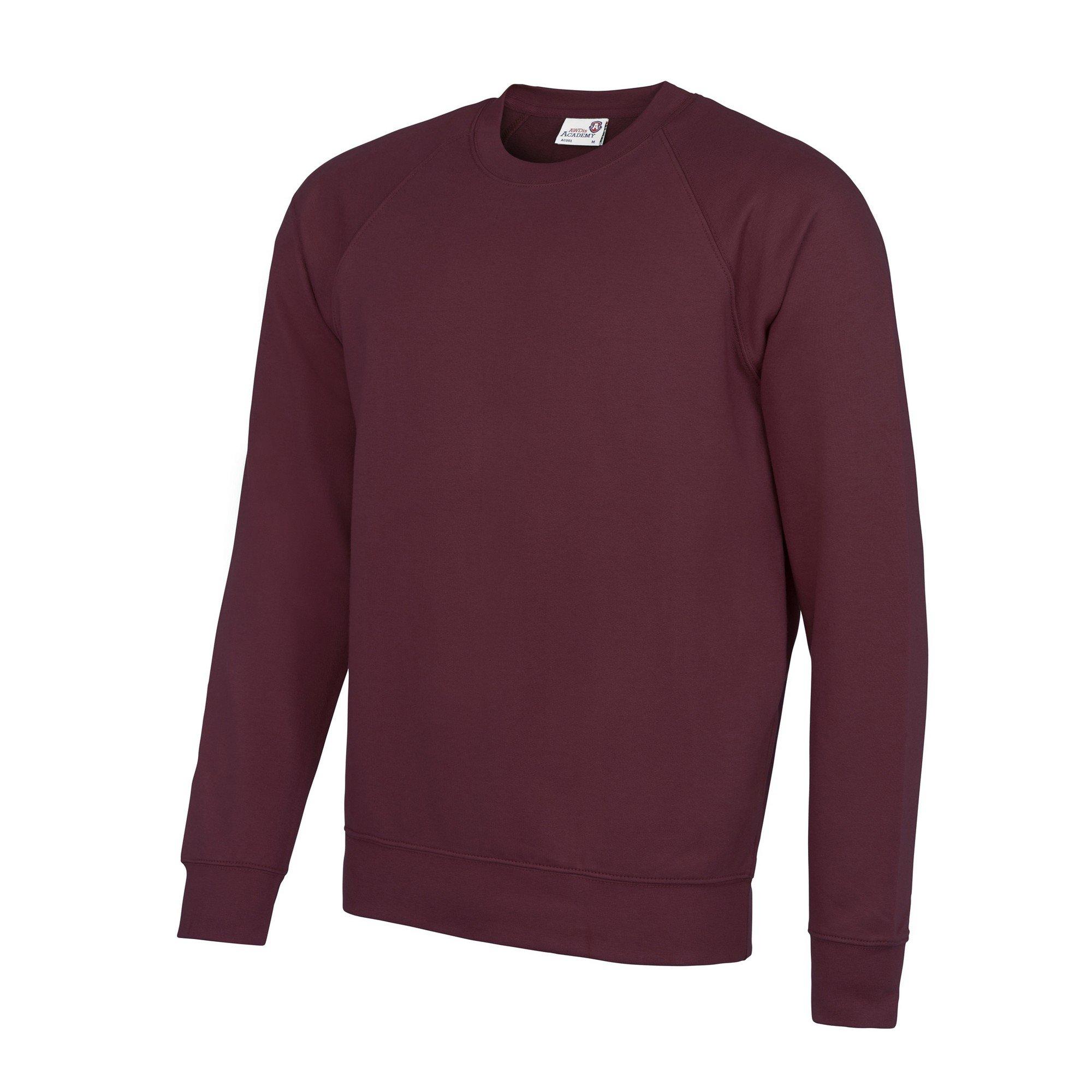 Image of Academy Rundhalssweatshirt Mädchen Weinrot XS