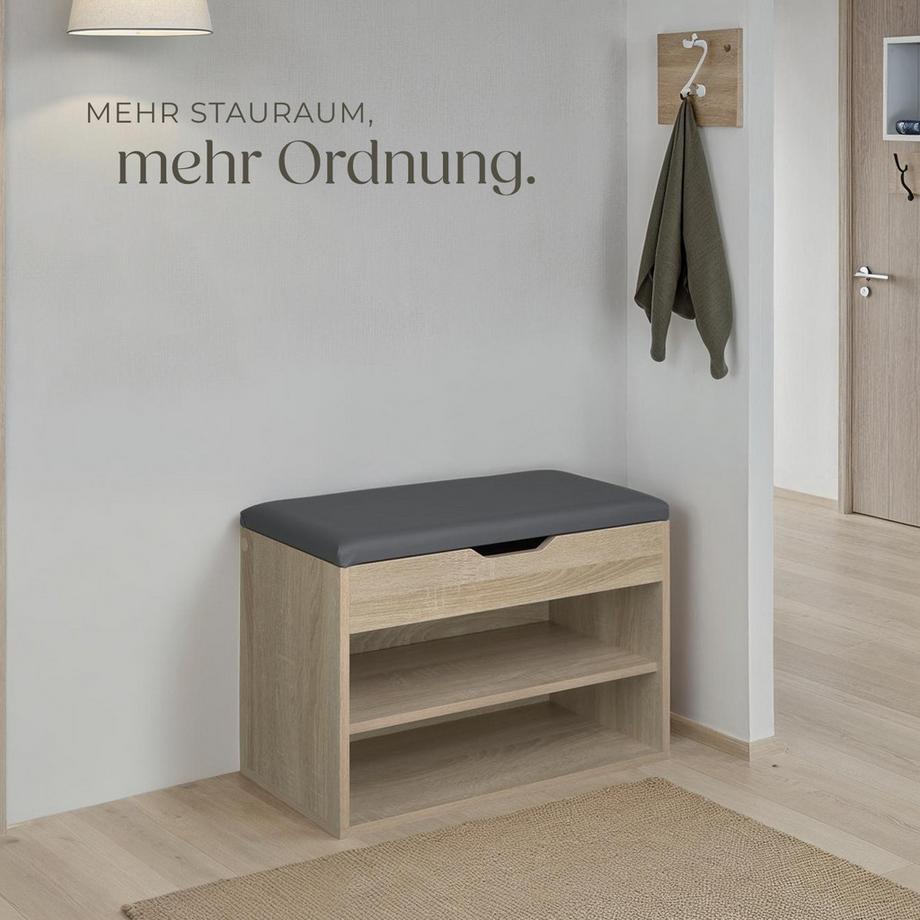 Tectake Scarpiera Jasmina con cuscino  