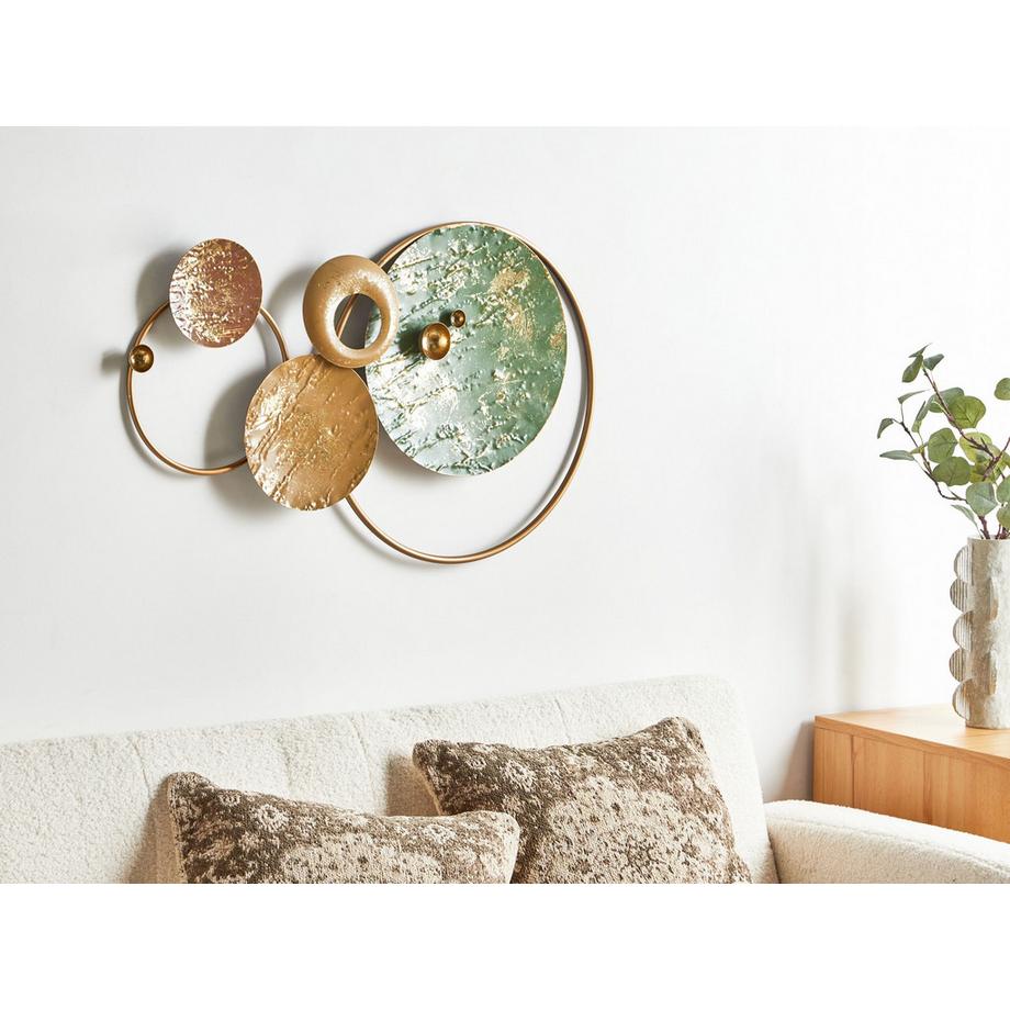 Beliani Wandobjekt aus Eisen Glamourös HELIUM  