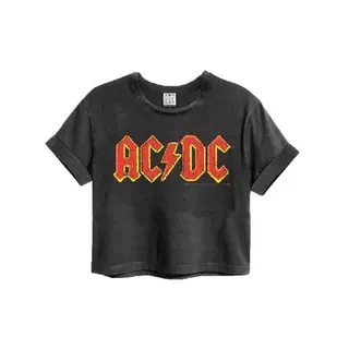 Amplified  ACDC Logo Cropped TShirt 