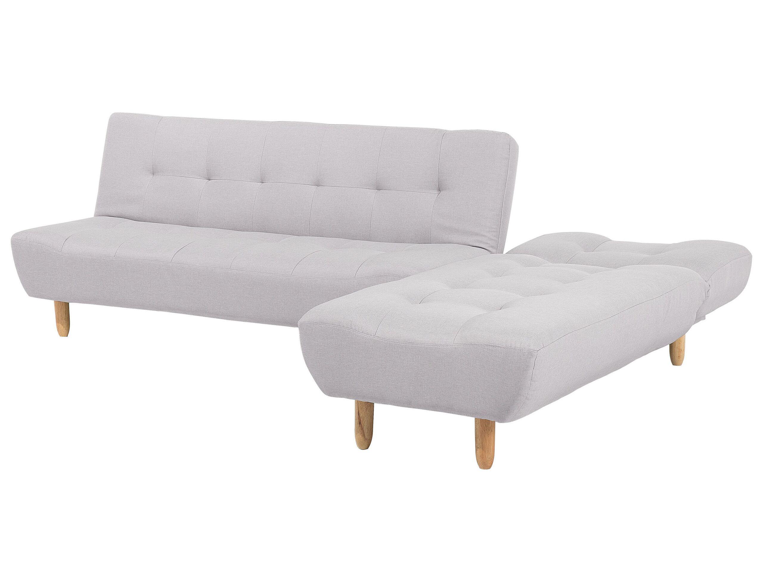 Beliani Linksseitiges Ecksofa aus Polyester Retro ALSTEN  