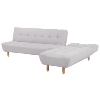 Beliani Linksseitiges Ecksofa aus Polyester Retro ALSTEN  