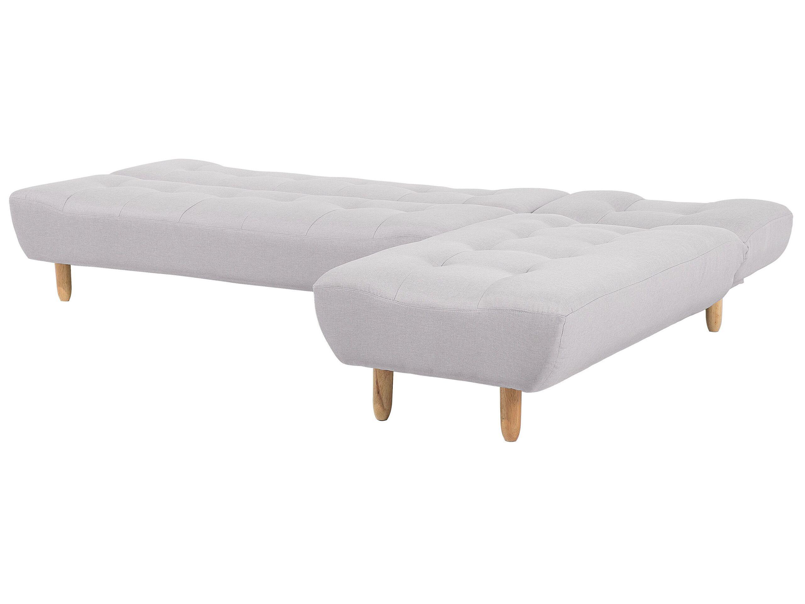 Beliani Linksseitiges Ecksofa aus Polyester Retro ALSTEN  