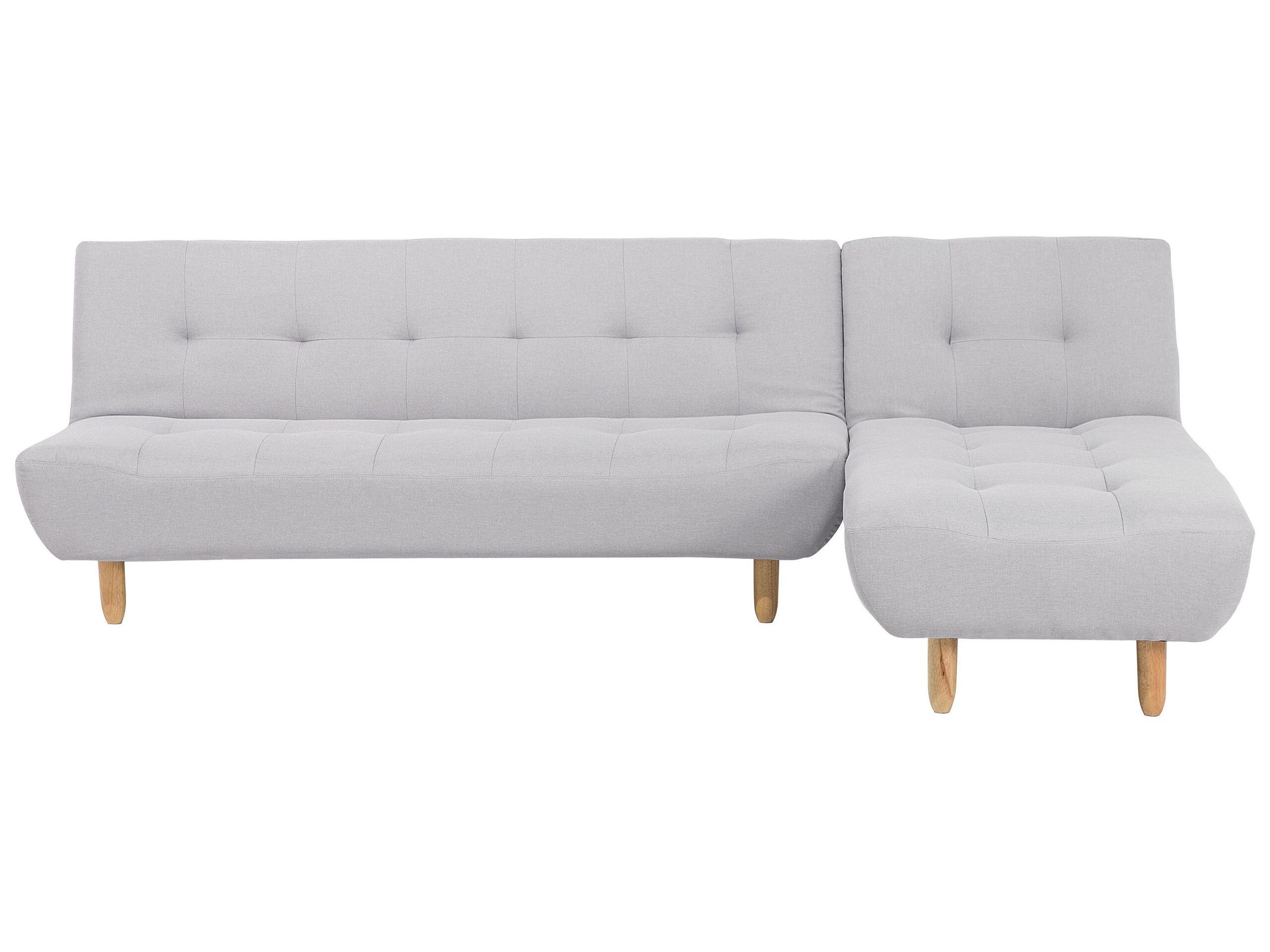 Beliani Linksseitiges Ecksofa aus Polyester Retro ALSTEN  