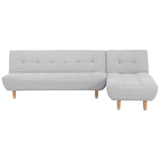 Beliani Linksseitiges Ecksofa aus Polyester Retro ALSTEN  