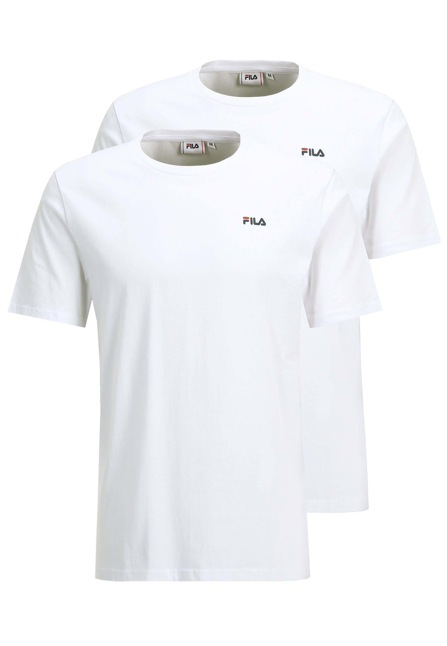 FILA  T-Shirt Brod Double Pack 