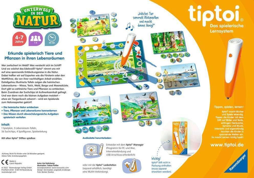 Ravensburger  tiptoi 00121 gioco da tavolo 15 min Educativo 