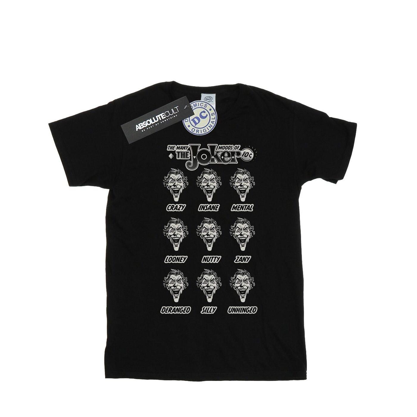 Image of The Joker The Many Moods Of The Joker Tshirt Mädchen Schwarz 140/146