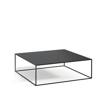 Table basse métal acier carrée