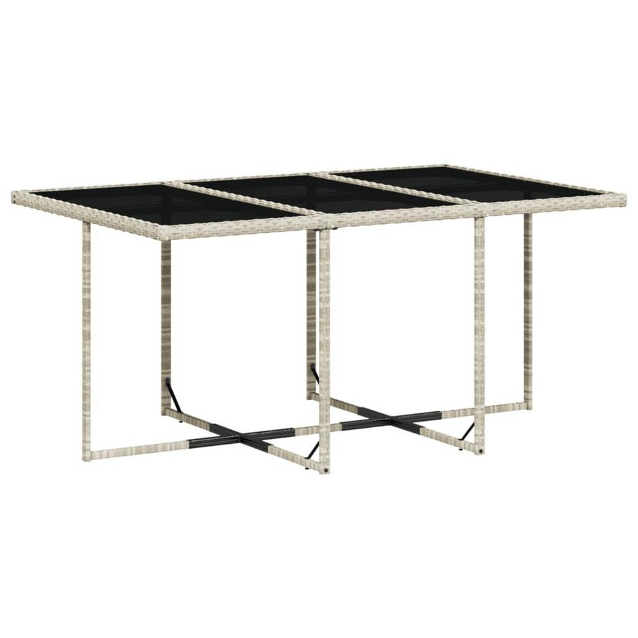 VidaXL set da pranzo da giardino Polirattan  