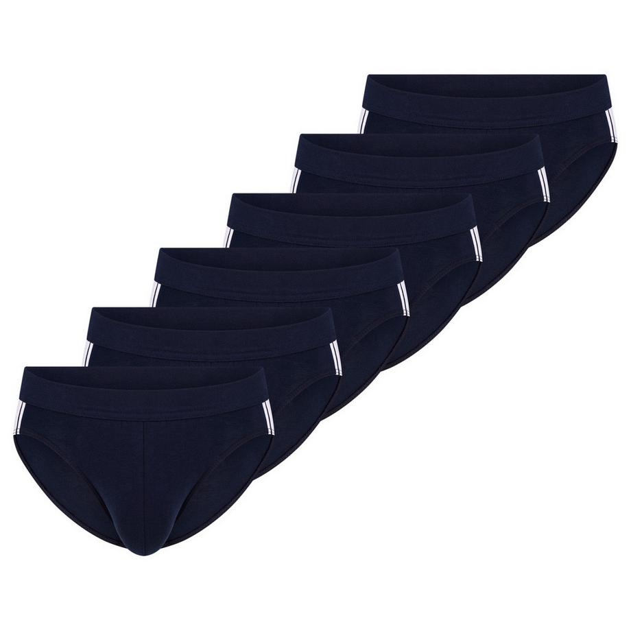 Schiesser Confezione da 6 95/5 Stretch Cotone Biologico Slip Rio  