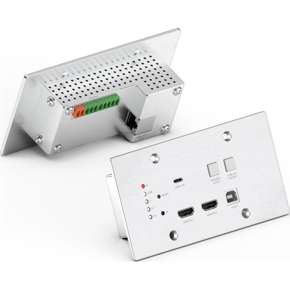 PureTools  PureTools PT-HDBT-220WP moltiplicatore AV Trasmettitore e ricevitore AV Alluminio, Nero 