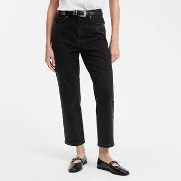 Gerade High-Waist-Jeans in 7/8-Länge