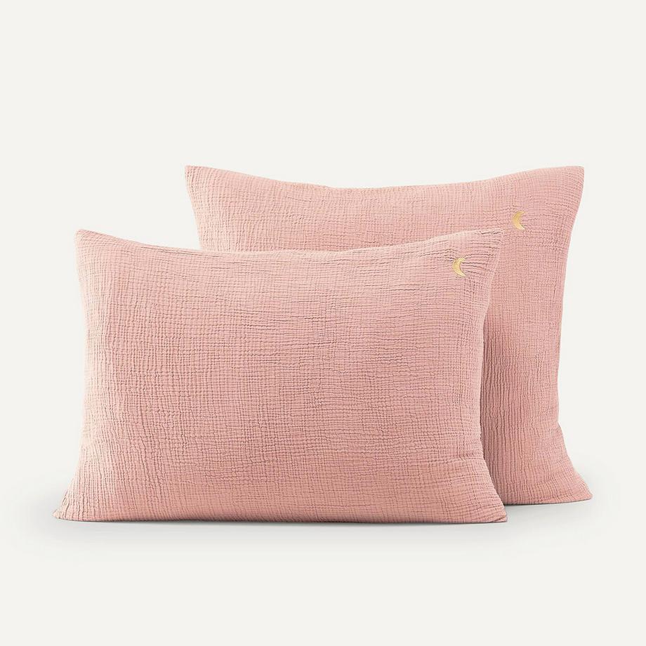 Taie d'oreiller gaze de coton biologique