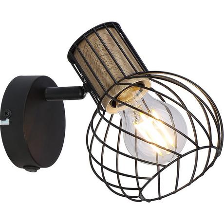 mutoni Spot Luise métal noir 1xE27  