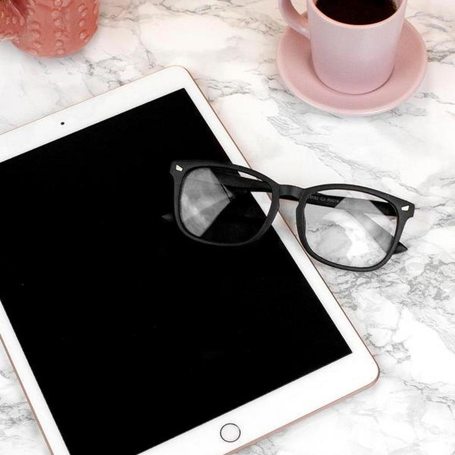 eStore Lunettes Anti-Lumière Bleue Rectangulaires  