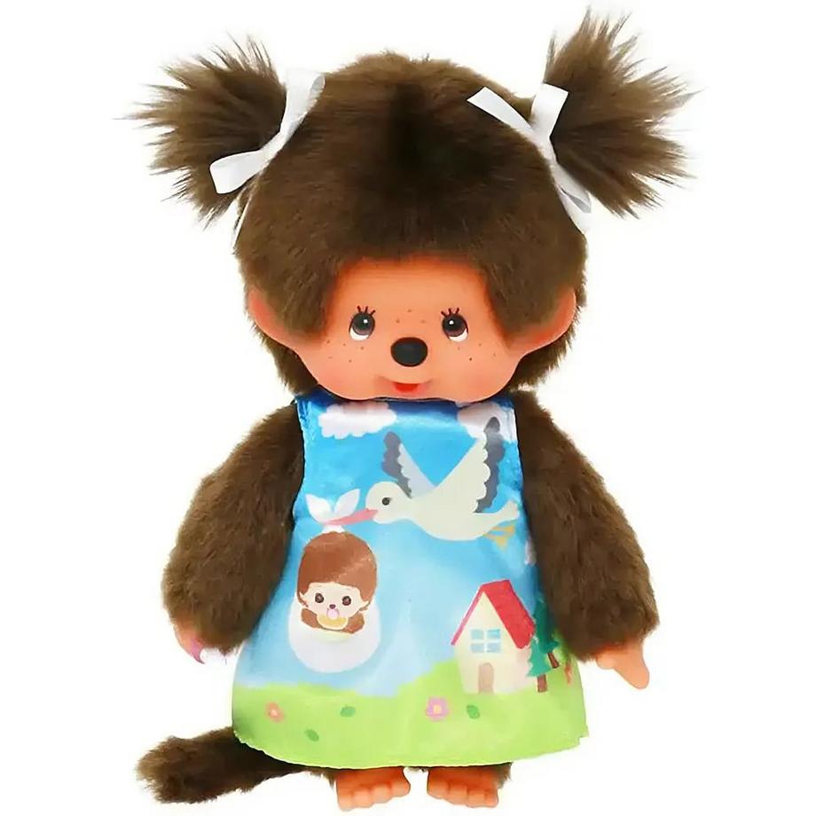 Monchhichi  Mädchen mit Storchen-Kleid (20cm) 
