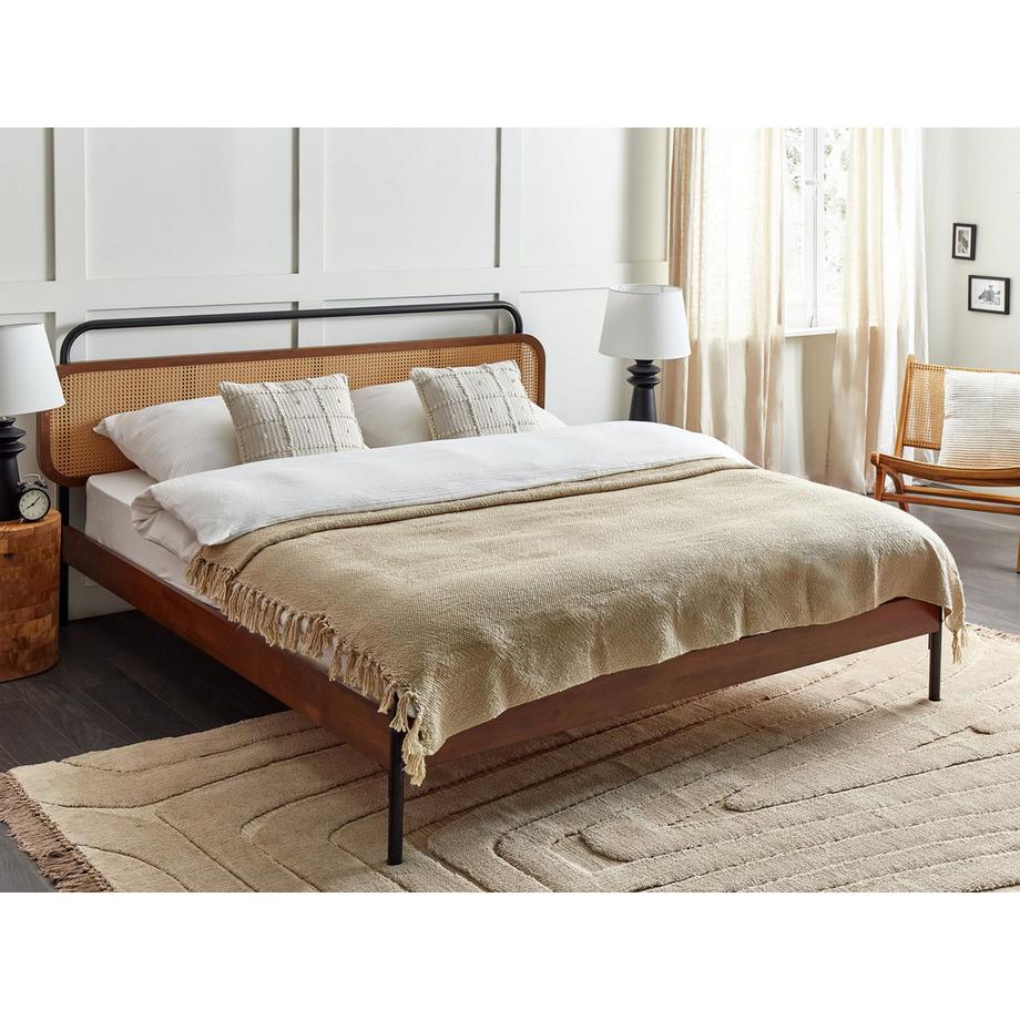 Beliani Boho Chaohani Acryl Kuscheldecke  