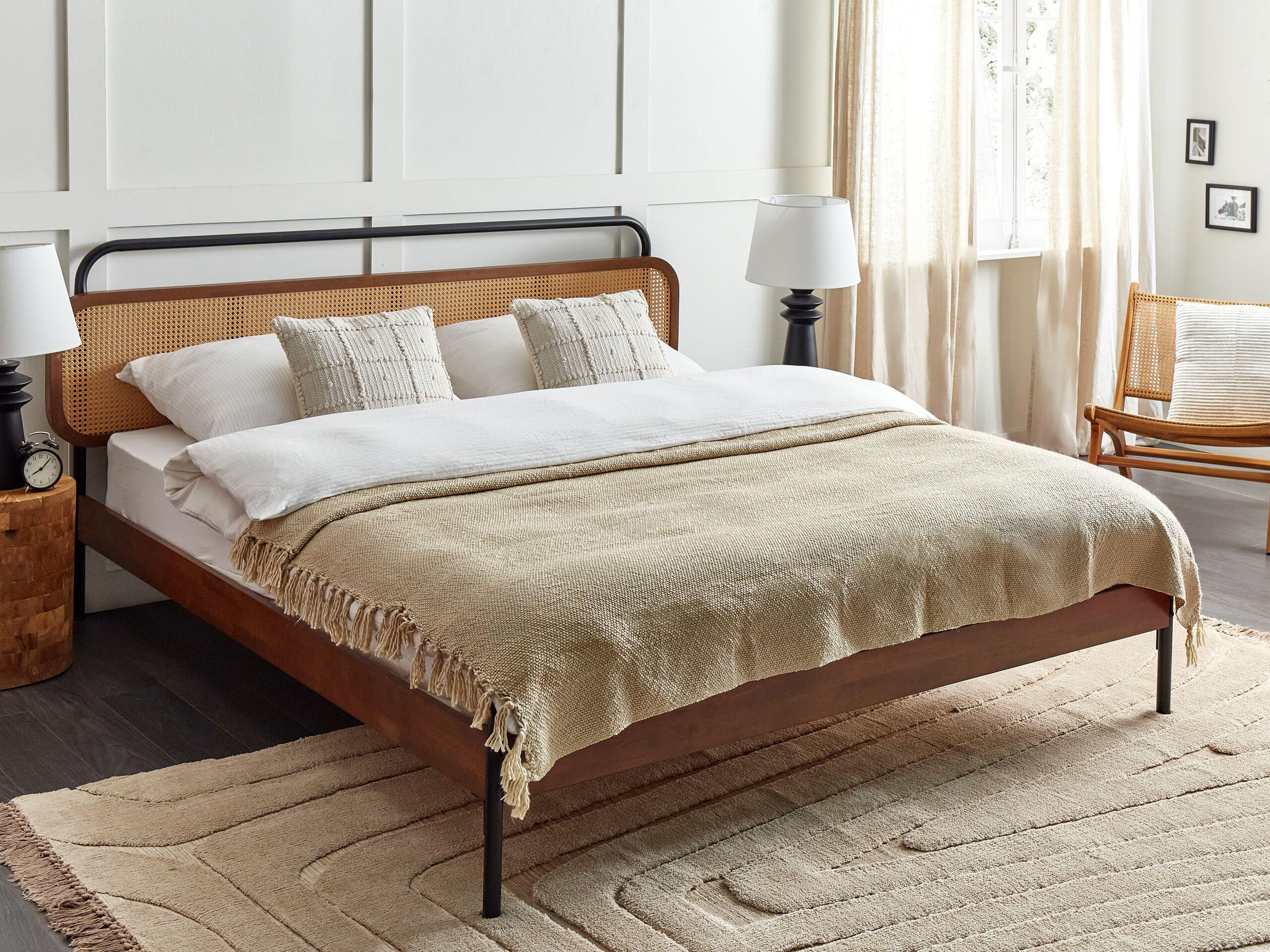 Beliani Boho Chaohani Couverture en Acrylique  