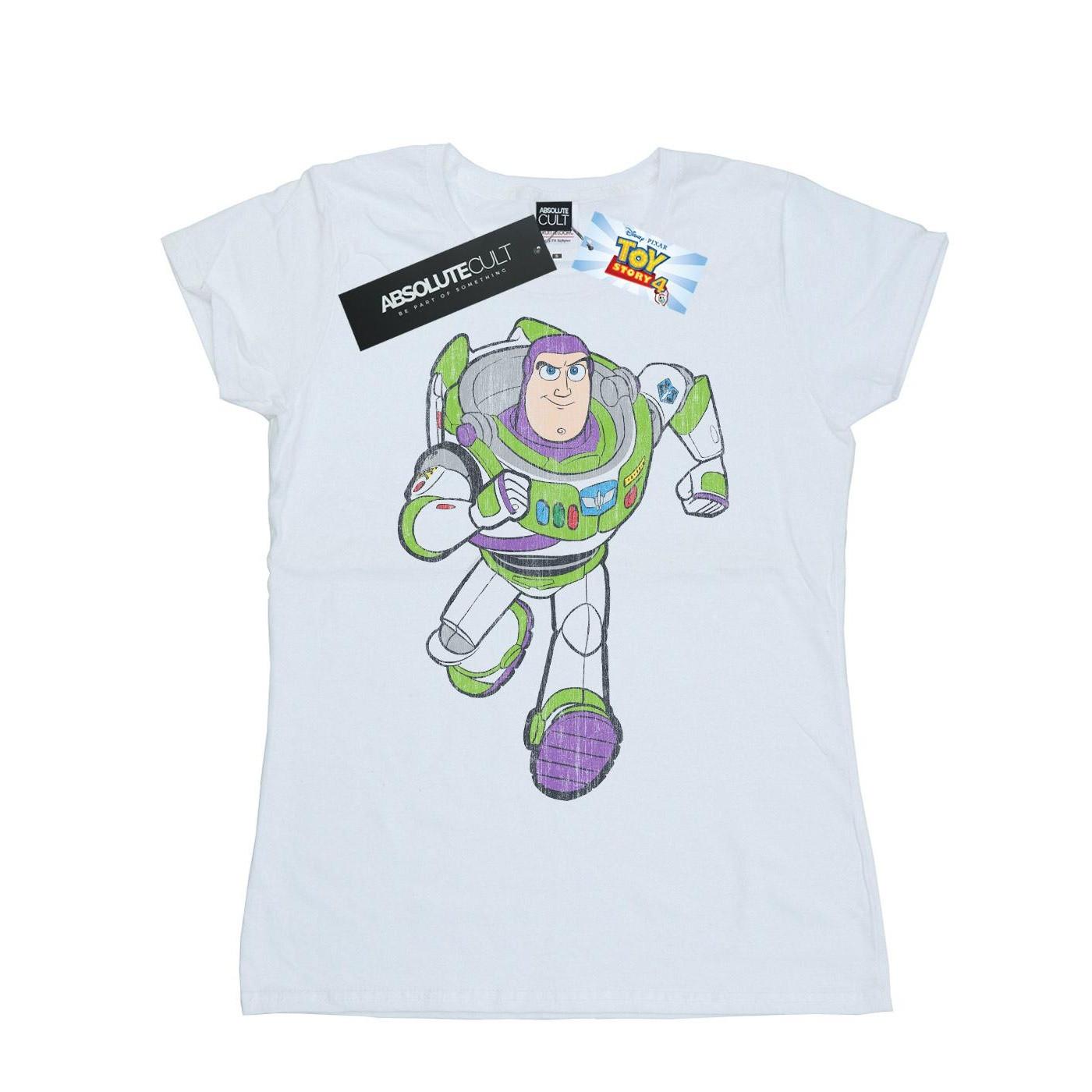 Image of Toy Story 4 Classic Buzz Lightyear Tshirt Damen Weiss XL