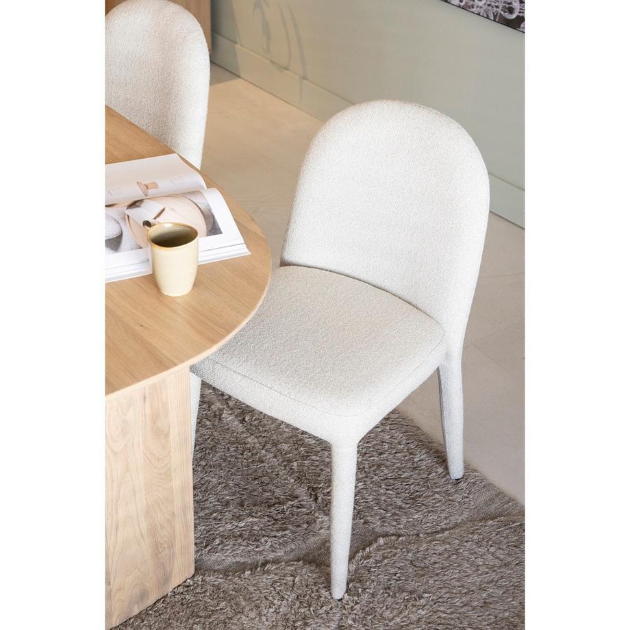 mutoni Chaise de salle à manger Jaxx Toscane taupe  