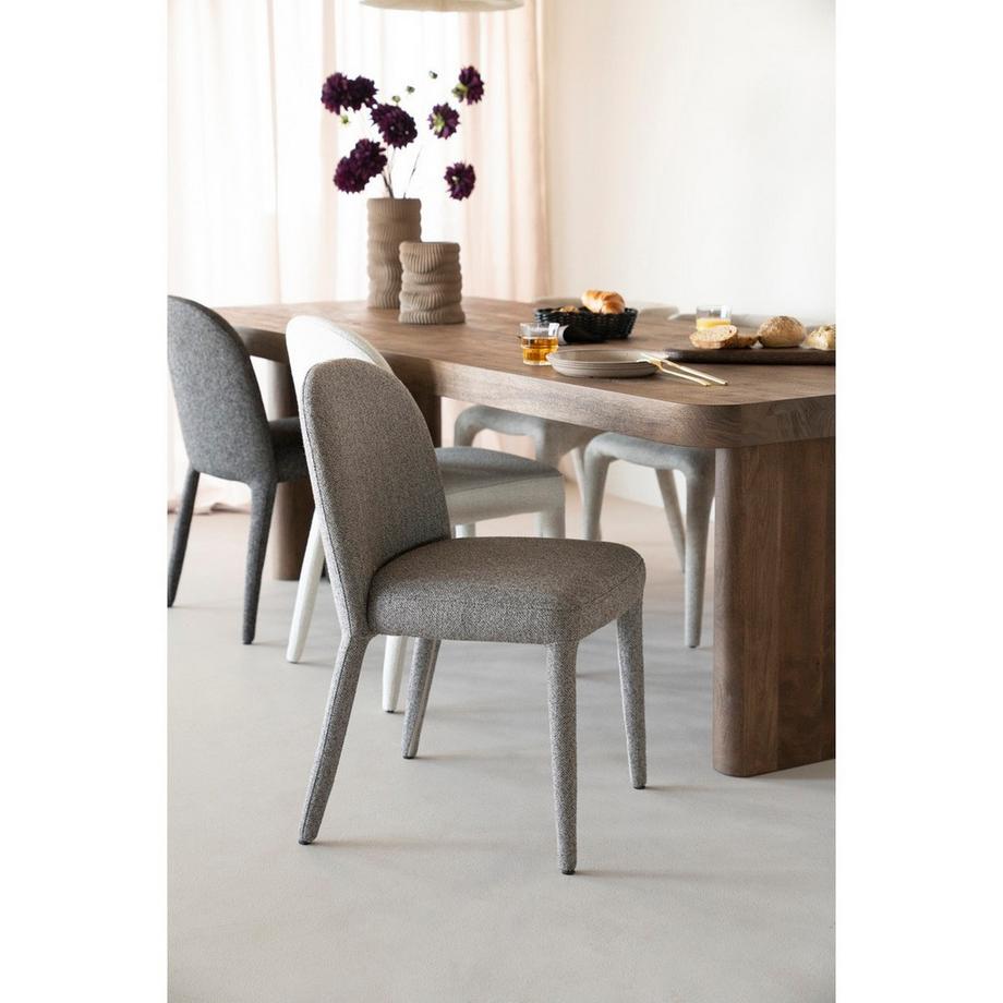 mutoni Chaise de salle à manger Jaxx Toscane taupe  