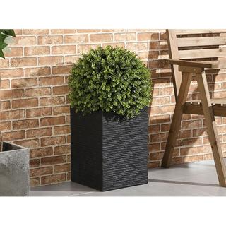 Vente-unique Kunstpflanze Buchsbaumkugel mit Topf - 66 x 40 cm - Grün - DIAVA  