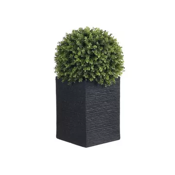 Kunstpflanze Buchsbaumkugel mit Topf - 66 x 40 cm - Grün - DIAVA