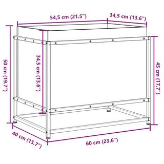 VidaXL fioriera da giardino Legno di pino impregnato  