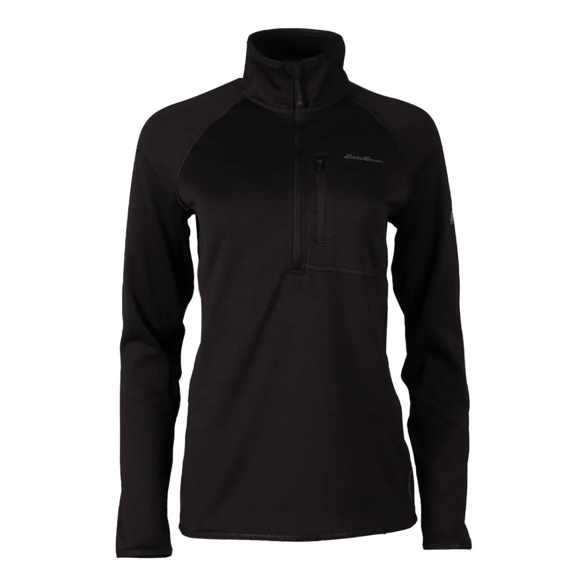 Image of High Route Fleeceoberteil Mit Kurzem Reißverschluss Unisex Schwarz L