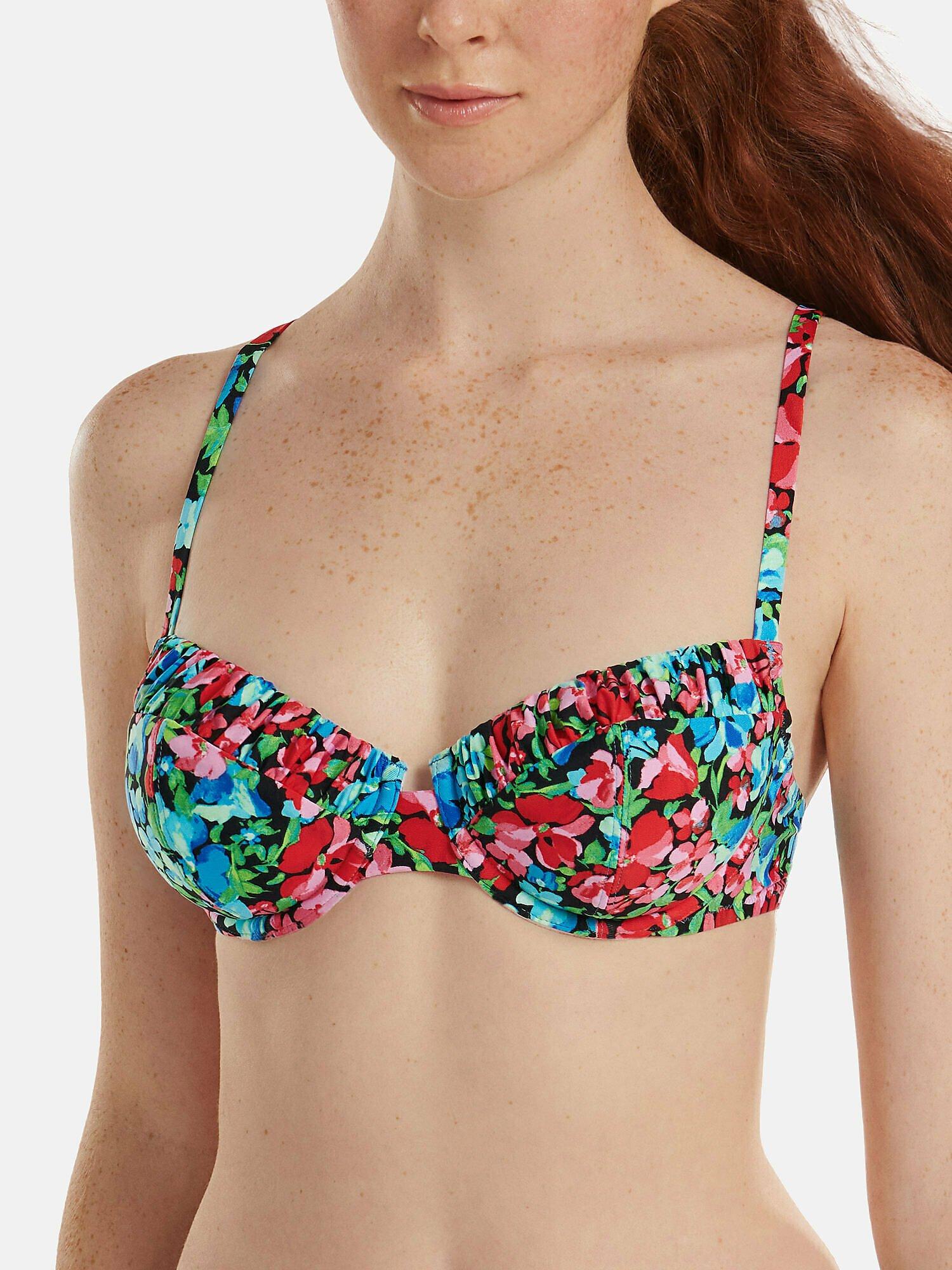 Image of Verstellbare Träger-badeanzugoberteil Mit Armatur Napoli Damen Blau C/36