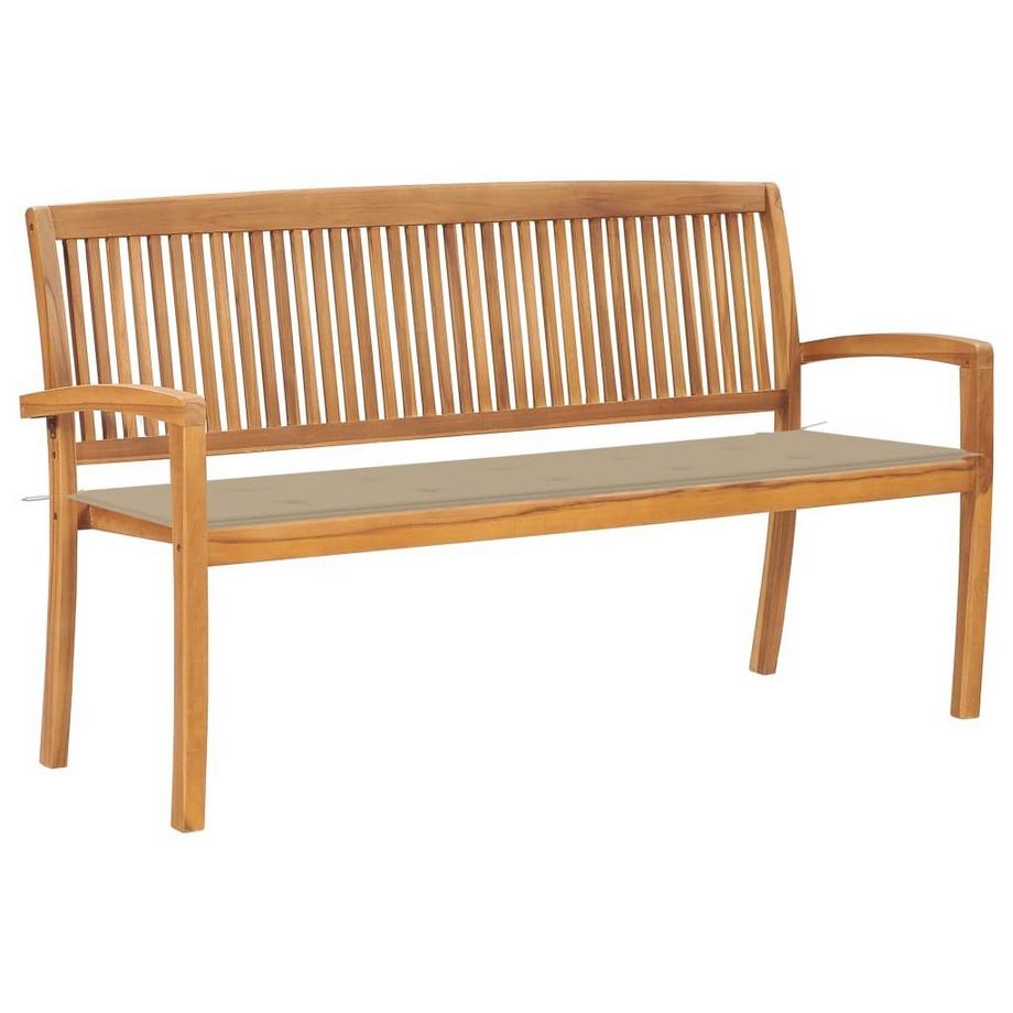 VidaXL panca Teak riciclato  