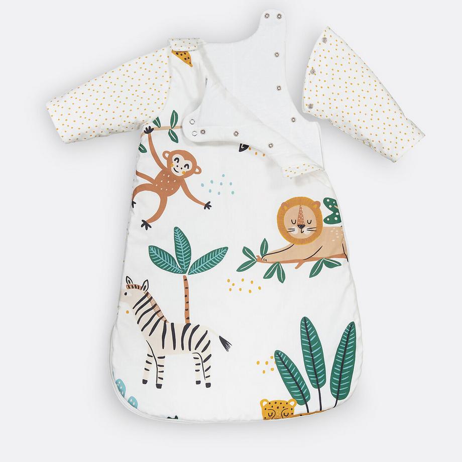 La Redoute Intérieurs Junglito Babyschlafsack mit abnehmbaren Ärmeln  
