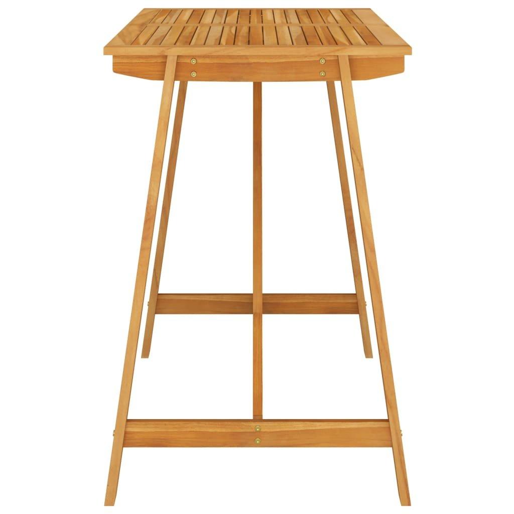 VidaXL Table de bar de jardin bois  