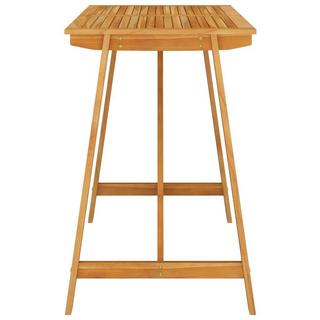 VidaXL Table de bar de jardin bois  