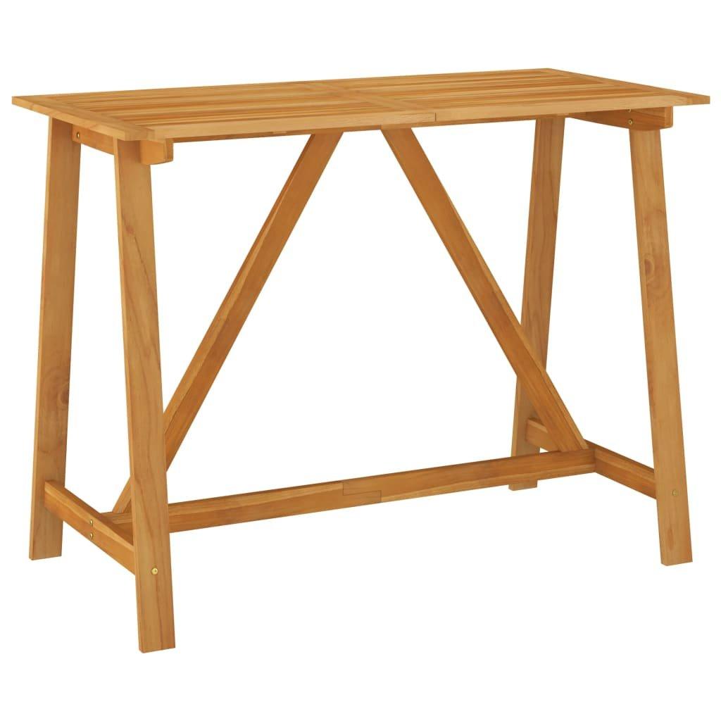 VidaXL Table de bar de jardin bois  