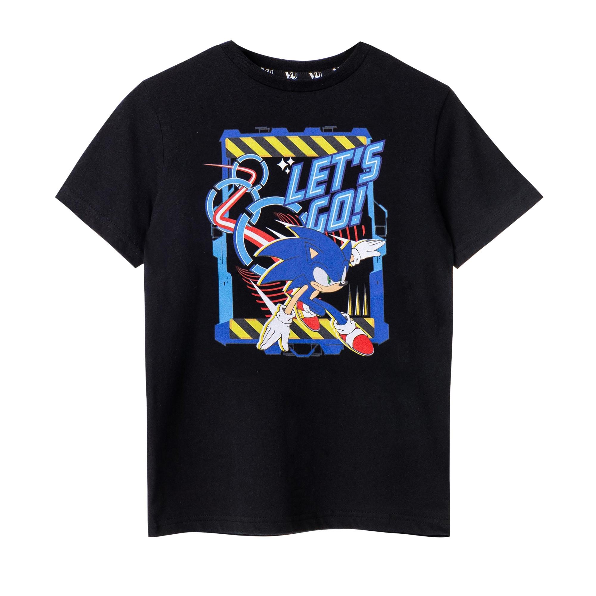 Sonic The Hedgehog  Tshirt LET'S GO! 