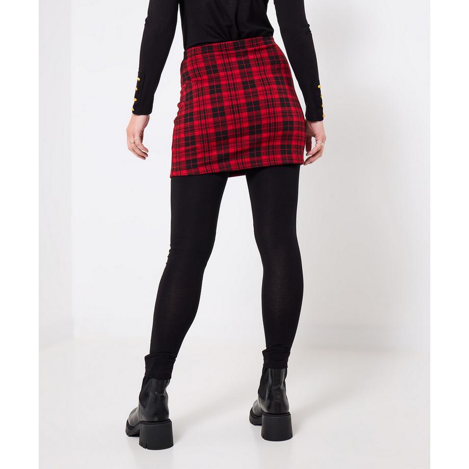 Joe Browns Karierte Leggings mit Rockaufsatz  