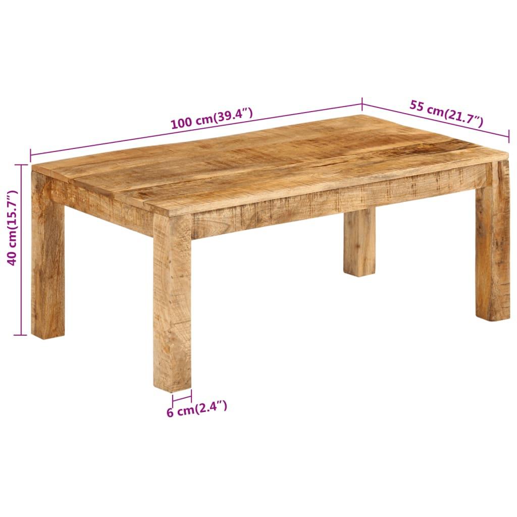 VidaXL Table basse bois  