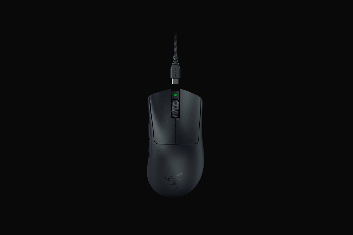 RAZER  DeathAdder V3 Pro mouse Gaming Mano destra RF Wireless + USB Type-C Ottico 30000 DPI 