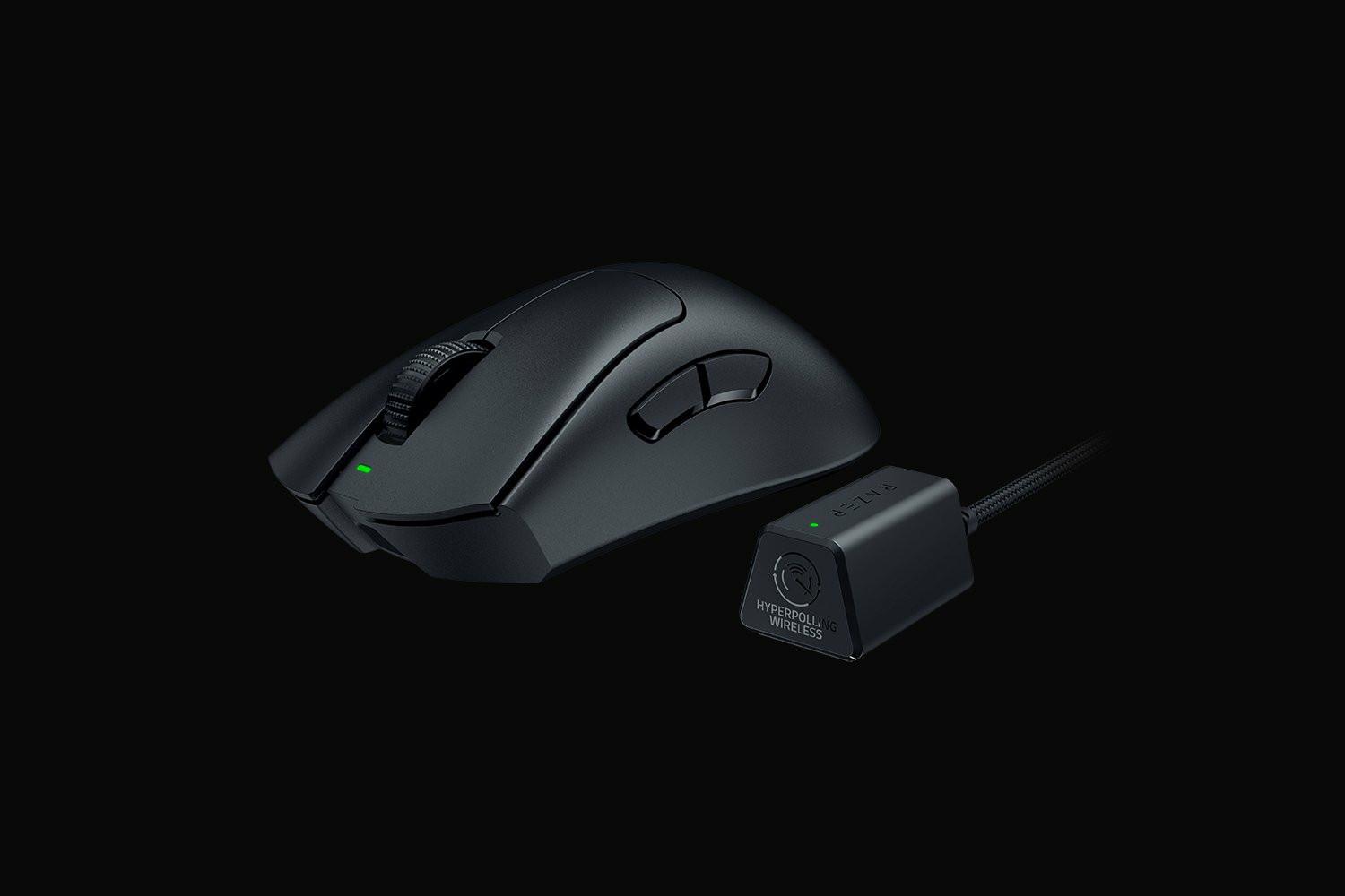 RAZER  DeathAdder V3 Pro mouse Giocare Mano destra RF Wireless + USB Type-C Ottico 30000 DPI 