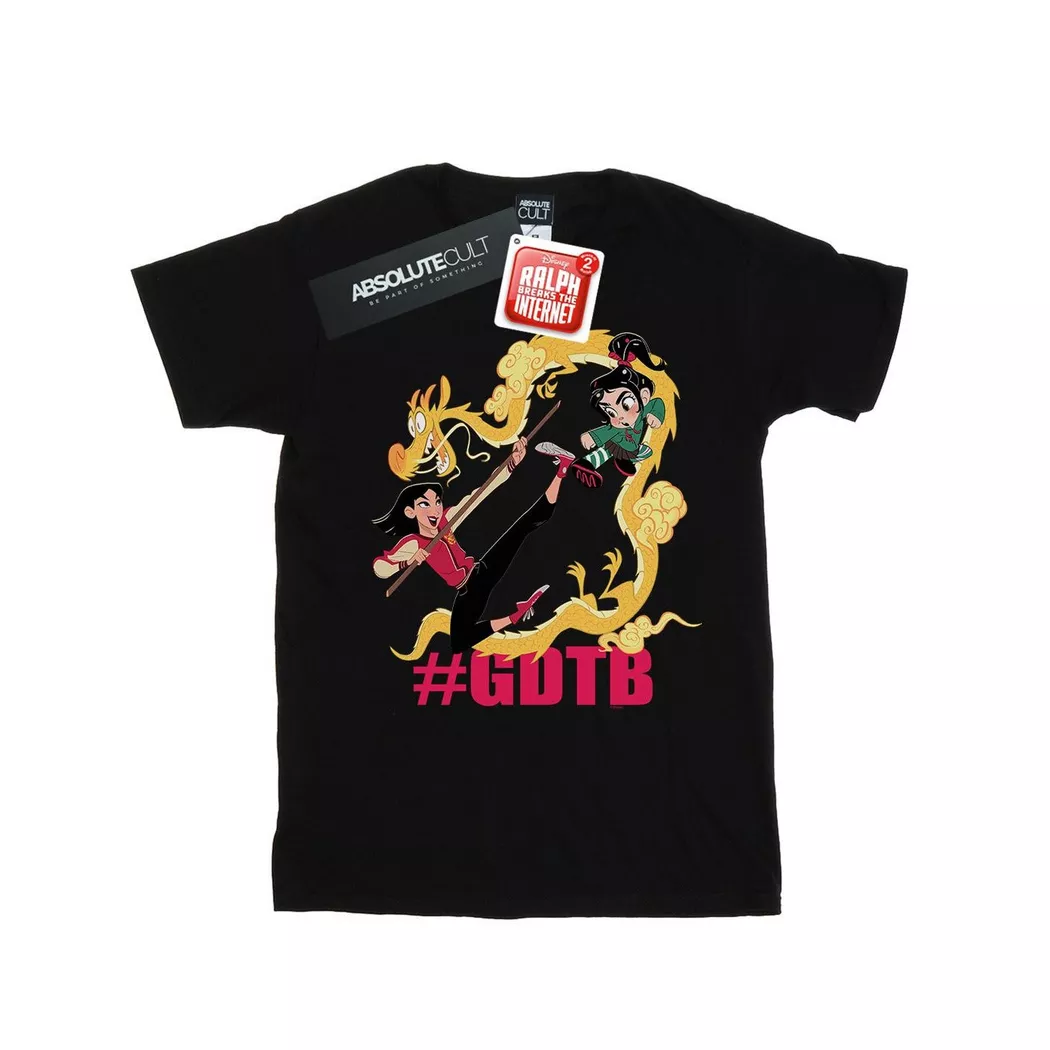 Disney - Wreck It Ralph TShirt, für Damen, Schwarz, Größe XL
