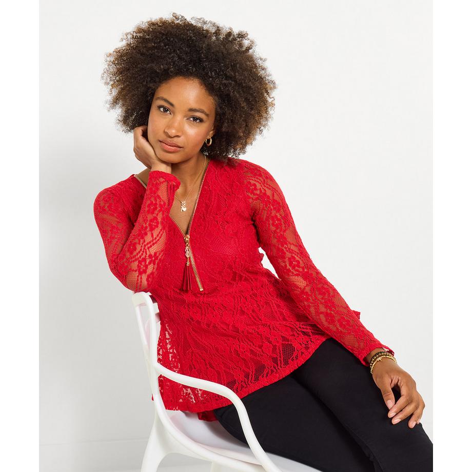 Joe Browns Top en dentelle stretch avec doublure en jersey  