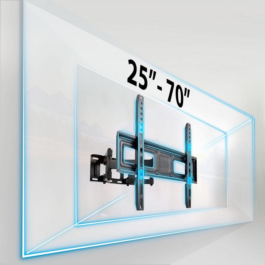 B2X  Supporto TV 25-70 pollici Humberg 50 kg 